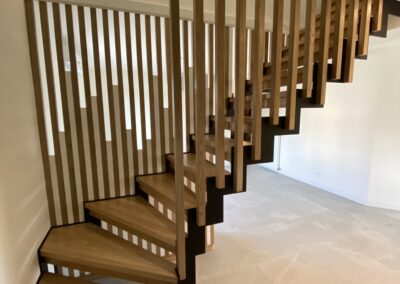 escalier en bois moderne