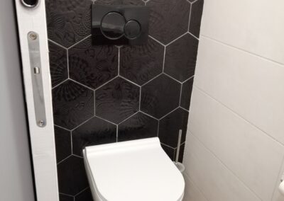 wc suspendu noir geberit lyon