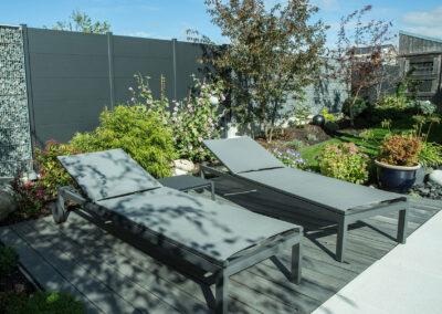 terrasse chaises longues